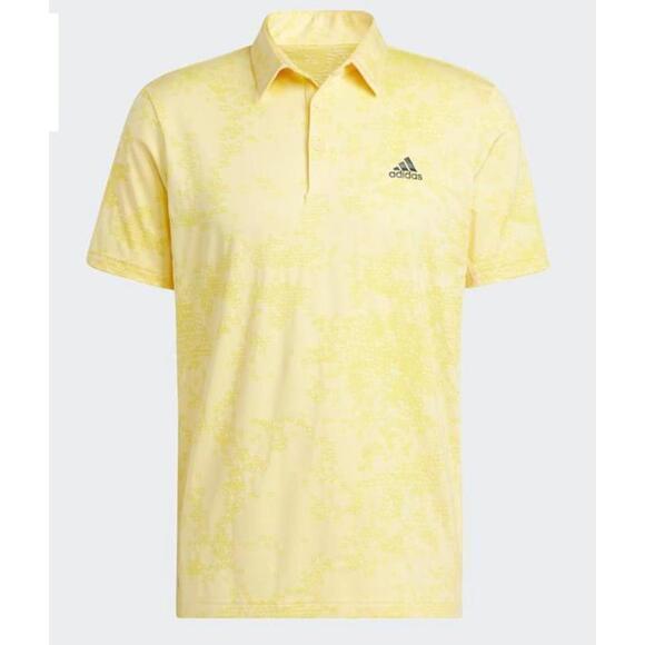 adidas Other - NWT Adidas Athletic Prisma Sport Golf Polo Shirt Yellow Size Small